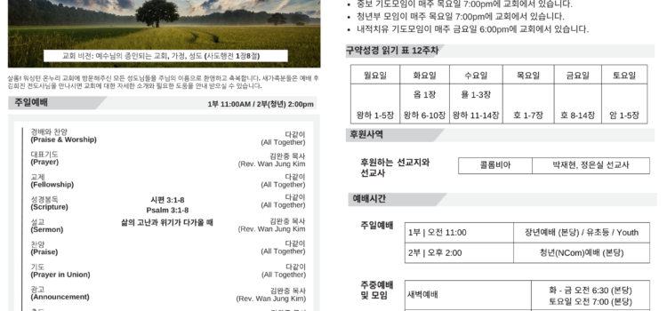 2023년 4월 23일 주보