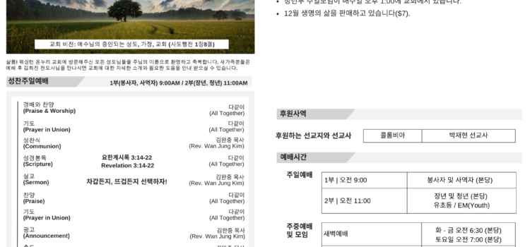 2024년 12월 01일 주보