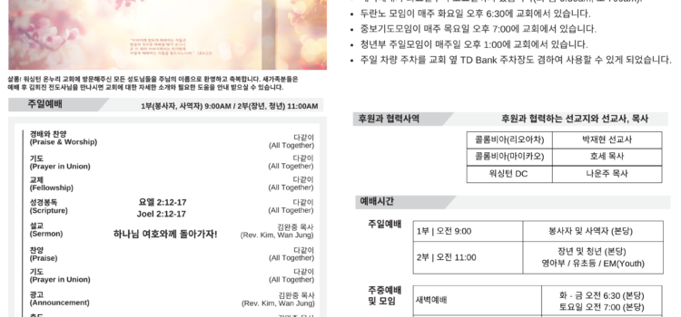 2025년 8월 17일 주보